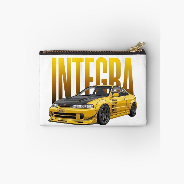 Item preview, Yellow Honda Integra Type R DC2 Widebody JDM Tuner Vector Art designed and sold by Motorline44.
