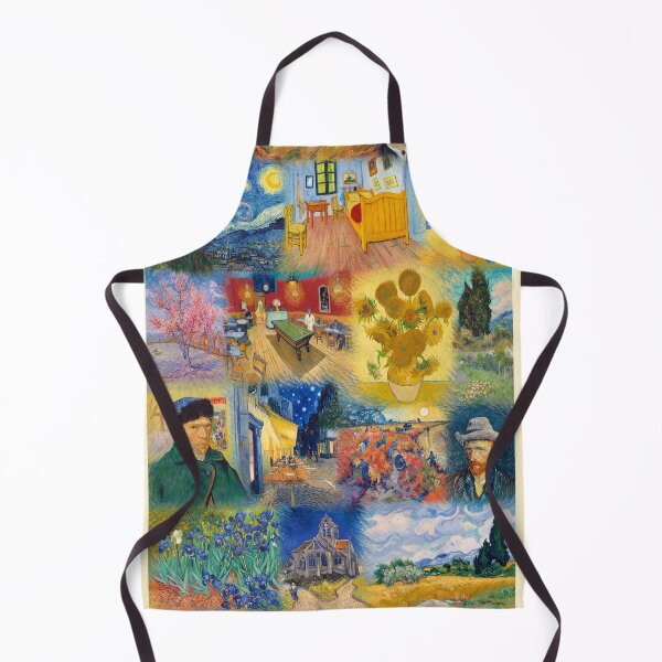 Artikelvorschau, Vincent-van-Gogh-Sammlung: Collage aus gesammelten Gemälden entworfen und verkauft von Mr Mustard Prints.
