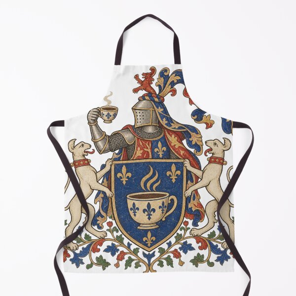 Item preview, Medieval Coffee Knight – Heraldic Coffee Coat of Arms designed and sold by RKWSHOP.