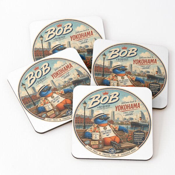 Item preview, BOB Returns to Yokohama – Vintage Japan Harbour Adventure | +91 designed and sold by Plus91BIRD.