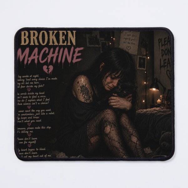 Item preview, Broken Machine Dark Gothic Emotional Art designed and sold by AnnekeJordaan.