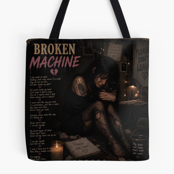 Item preview, Broken Machine Dark Gothic Emotional Art designed and sold by AnnekeJordaan.