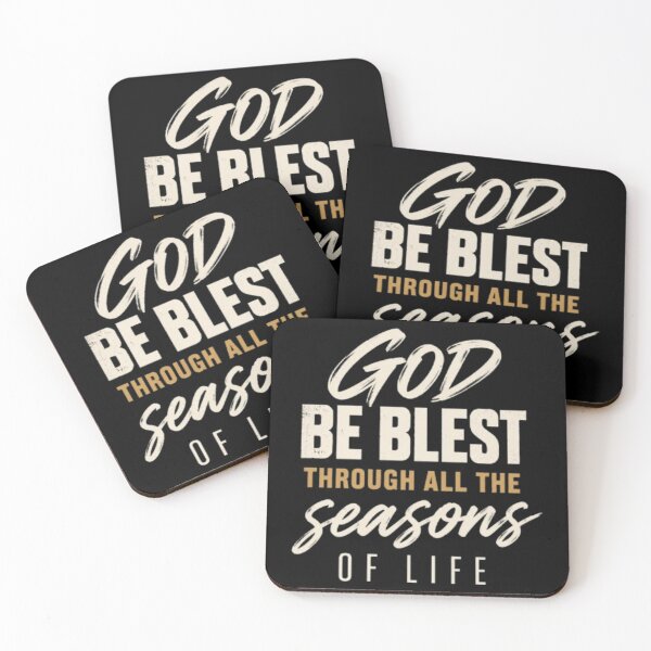 Item preview, May God Be Blest Through All The Seasons Of Life - Faith Inspirational T-Shirt Design designed and sold by Obiechefu.