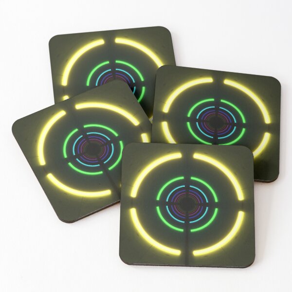 Item preview, Circular Tunnel & Multicolor Neons - Yellow designed and sold by Electric Shock!! Design.