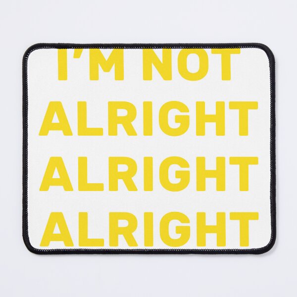 Item preview, not alright - yellow designed and sold by Shawn Collie.