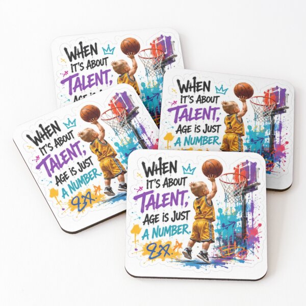 Item preview, When It's About Talent Age Is Just A Number Basketball Sticker designed and sold by Scro-Ciob-Shop.