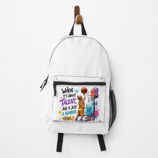 Item preview, When It's About Talent Age Is Just A Number Basketball Sticker designed and sold by Scro-Ciob-Shop.