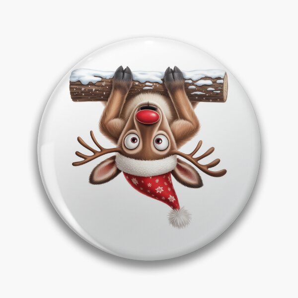 Artikelvorschau, Rudolph hängt kopfüber entworfen und verkauft von jkrphoto.