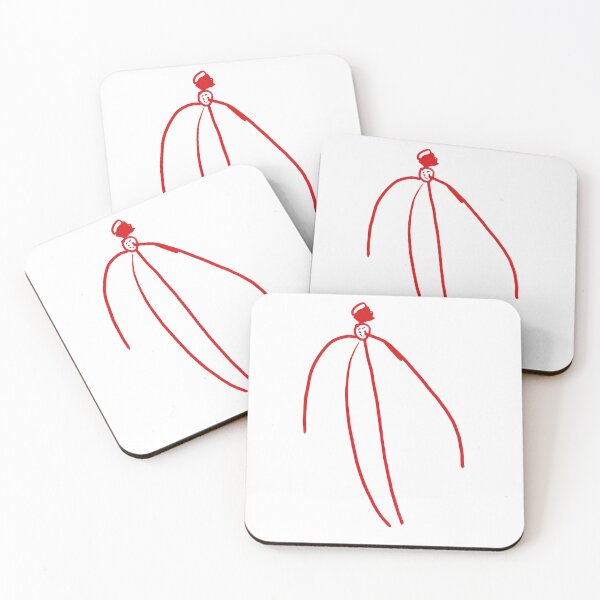 Item preview, Minimalist Red Line Drawing, Abstract Figure Art designed and sold by LittleHandsBigWorld.