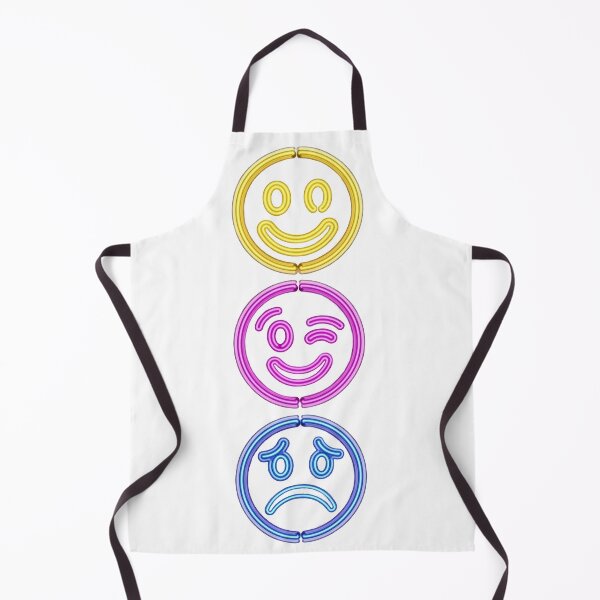 Item preview, Neon Mood Faces - Colorful Glowing Expression Trio designed and sold by DukeNiko.