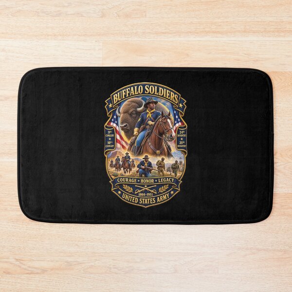 Item preview, Overall Buffalo Soldiers Tribute - 3D - Enhanced designed and sold by Military Insignia Products.