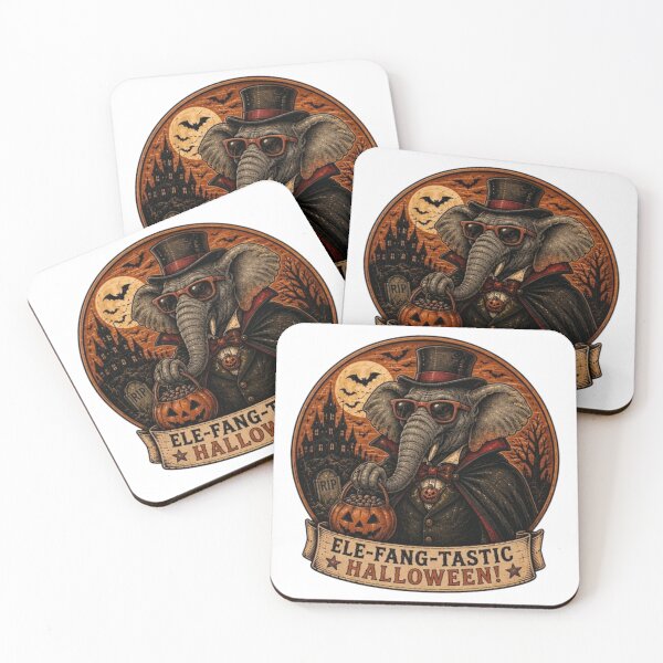 Item preview, Spooky Halloween elephant  designed and sold by JonysCreativeDesigns.