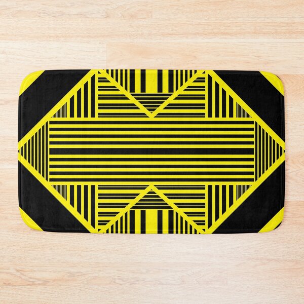 Item preview, Triangle stripes 2 in Yellow and Black designed and sold by LAEC-Shop.