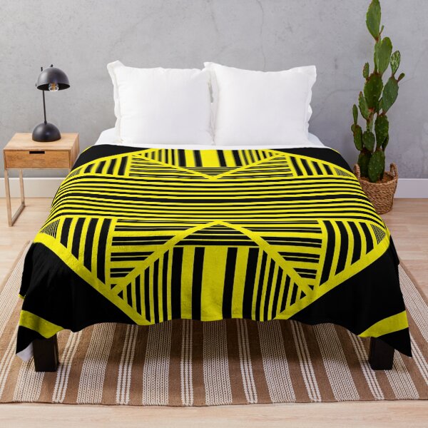 Item preview, Triangle stripes 2 in Yellow and Black designed and sold by LAEC-Shop.