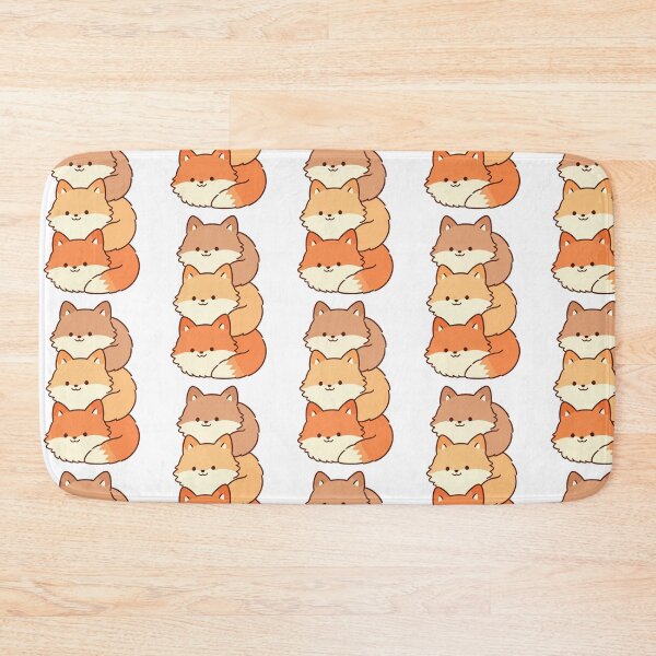 Item preview, Kawaii Fox Stack – Cute Orange Foxes designed and sold by AliveStyle.