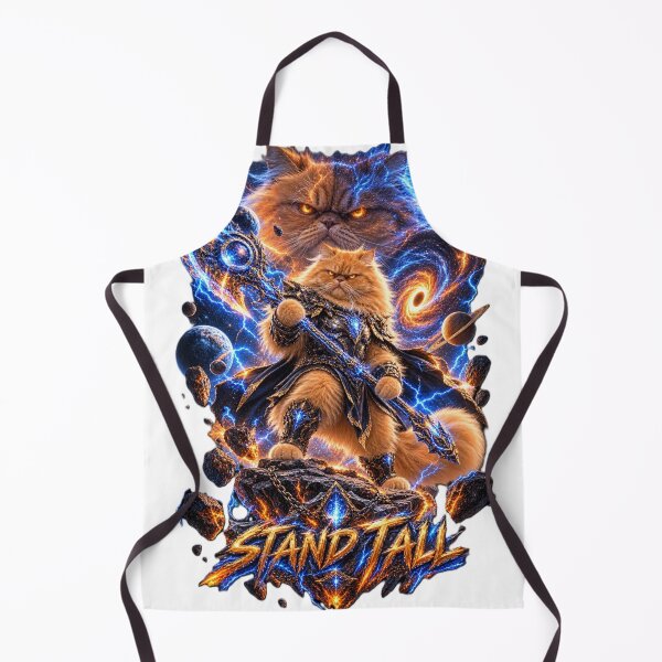 Item preview, Cosmic Cat Warrior – Stand Tall Fantasy Space Cat designed and sold by tanaphon2333.