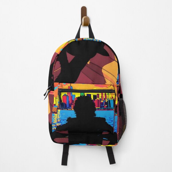 Item preview, Retro Silhouette City Sunset Pop Art designed and sold by Daniela`s shop.