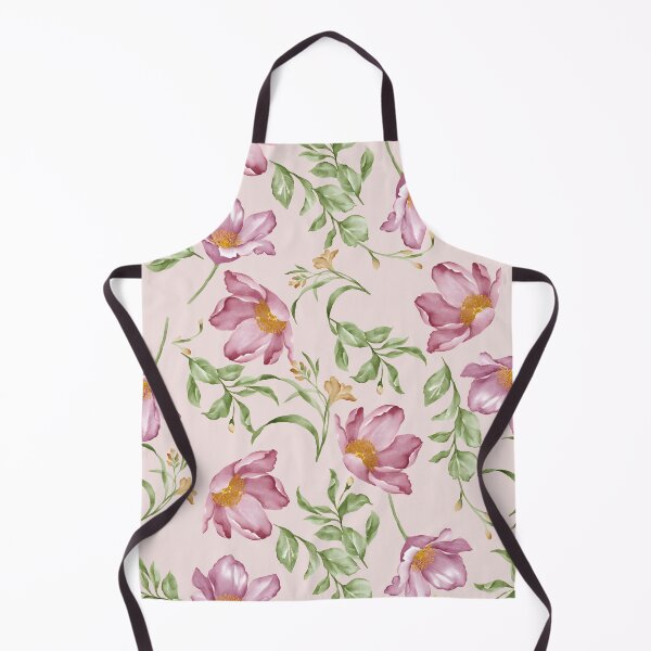 Item preview, ​Pink Magnolia Watercolor Floral Pattern designed and sold by DreamyLayer.