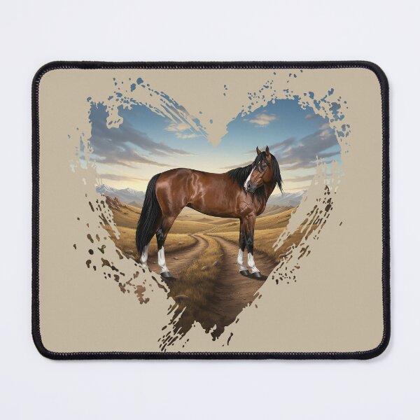 Item preview, An Adaev horse, Kazakhstan, and a heart designed and sold by Cheval-de-coeur.
