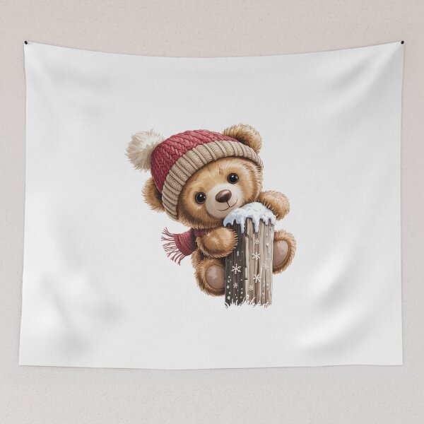 Item preview, Adorable Bear in Winter Hat designed and sold by jkrphoto.