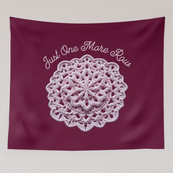 Item preview, Just One More Row Crochet Lover designed and sold by Sachie's Studio.