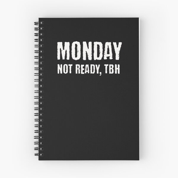 Item preview, Monday Not Ready Tbh Neurodivergent Social Anxiety designed and sold by Notty DOT.