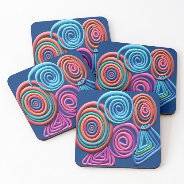 Item preview, cosmic spiral dance colorful geometric spiral abstract design designed and sold by SmashingDeals.