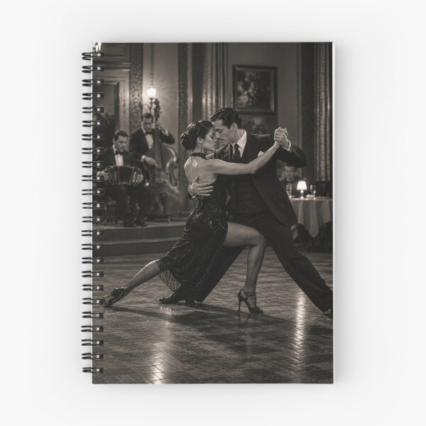 Item preview, Vintage Tango Couple – Elegant Black & White Ballroom Dance Romance designed and sold by ZYVARENNE.