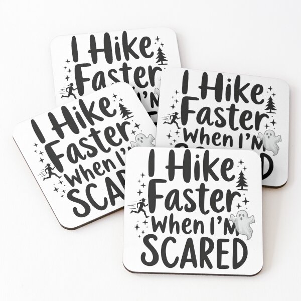Item preview, I Hike Faster When I’m Scared Halloween Hiking Design designed and sold by GabeMountainArt.
