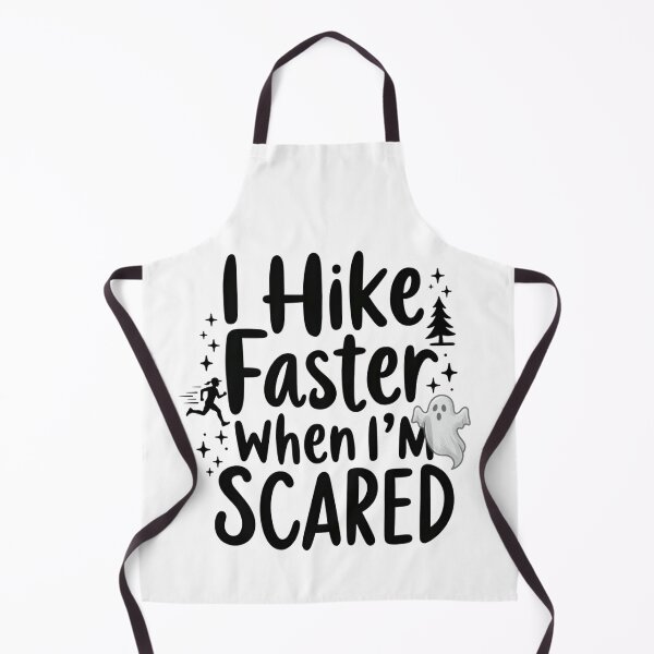 Item preview, I Hike Faster When I’m Scared Halloween Hiking Design designed and sold by GabeMountainArt.