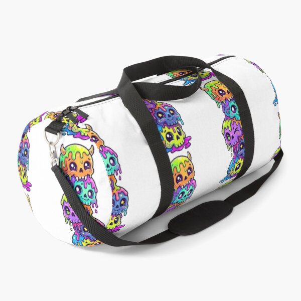 Item preview, Colorful Melting Skulls – Cute Kawaii Dripping Skull Art designed and sold by AliveStyle.