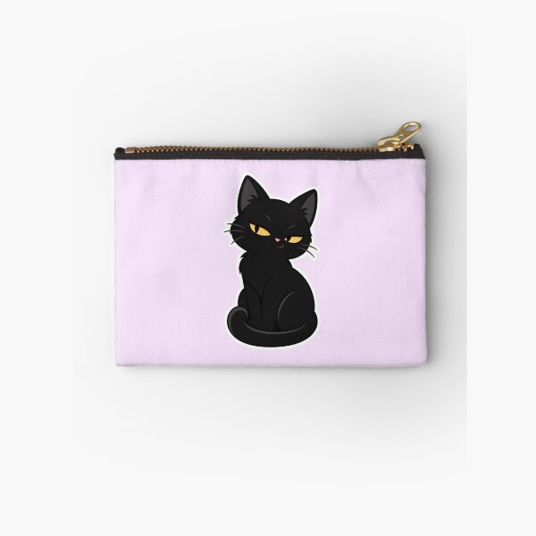 Item preview, Sarcastic Black Cat Cute Sticker Design designed and sold by Inkworksbyshery.