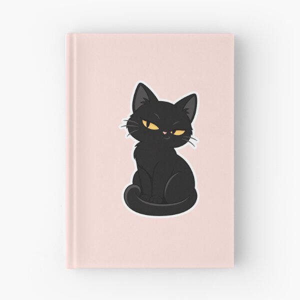 Item preview, Sarcastic Black Cat Cute Sticker Design designed and sold by Inkworksbyshery.