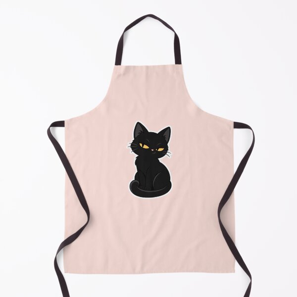 Item preview, Sarcastic Black Cat Cute Sticker Design designed and sold by Inkworksbyshery.