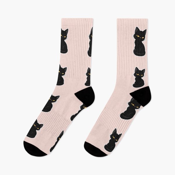 Item preview, Sarcastic Black Cat Cute Sticker Design designed and sold by Inkworksbyshery.