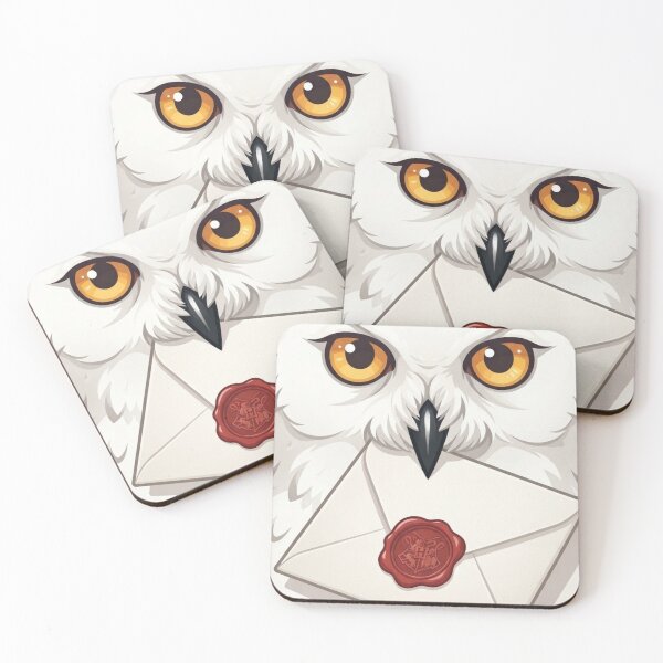 Item preview, Lechuza blanca con carta de hogwarts  designed and sold by LadyCartoon.