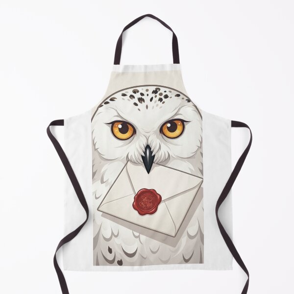 Item preview, White owl with Hogwarts letter designed and sold by MrSor.