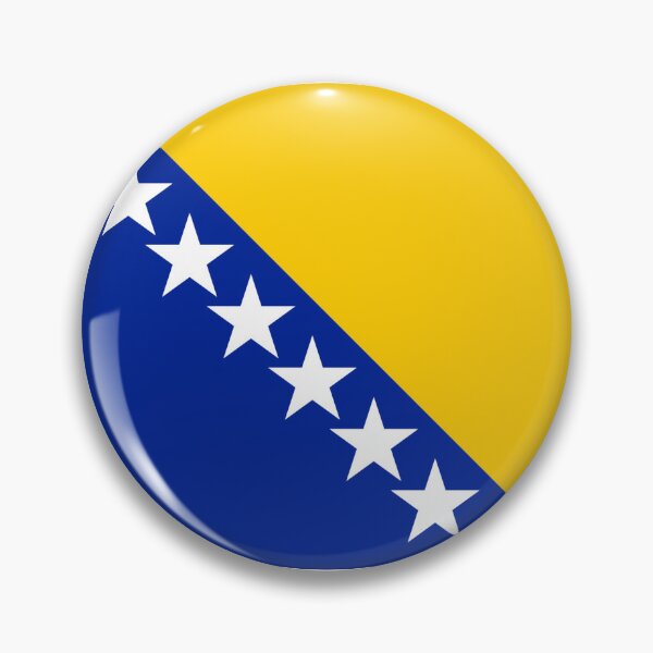 Item preview, Bosnia Flag designed and sold by youngVl.