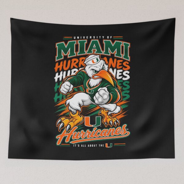 Item preview, Miami Hurricanes designed and sold by FaunaCanvas.
