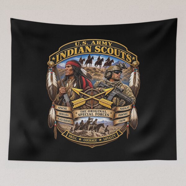 Item preview, United States Indian Scouts (USS) - Original Special Forces - 3D - Enhanced designed and sold by Military Insignia Products.