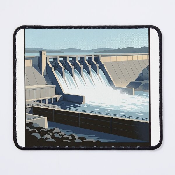 Item preview, Wilson Dam Muscle Shoals Alabama Travel Sticker designed and sold by DetourDgn.