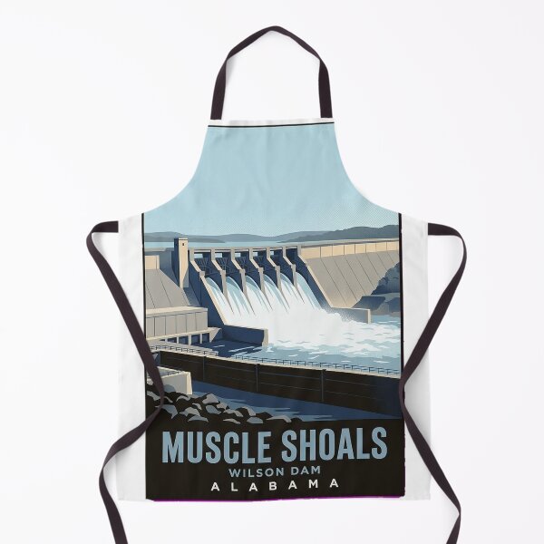 Item preview, Wilson Dam Muscle Shoals Alabama Travel Sticker designed and sold by DetourDgn.