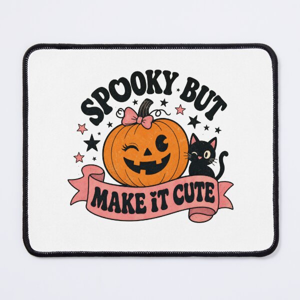Item preview, Spooky But Make It Cute Pumpkin Cat designed and sold by GrooveAndGlow.