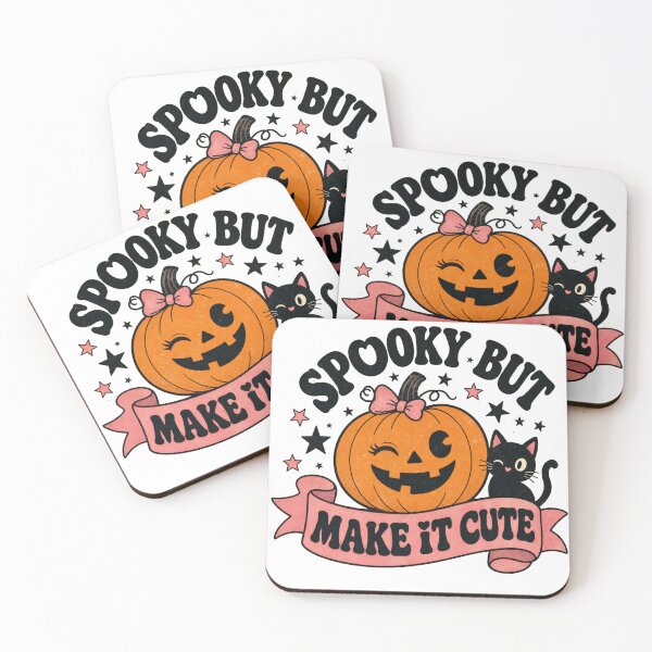 Item preview, Spooky But Make It Cute Pumpkin Cat designed and sold by GrooveAndGlow.