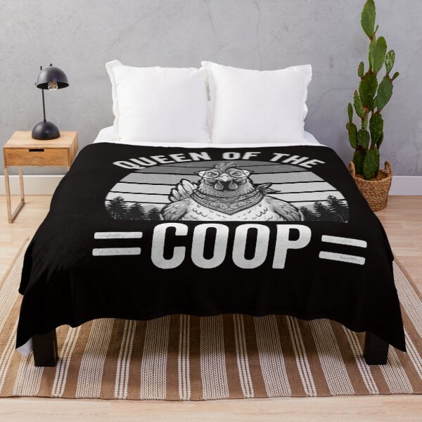 Item preview, Copy of Queen of The Coop - Chicken Mom & Chicken Lady Funny Quote designed and sold by w66aboo.