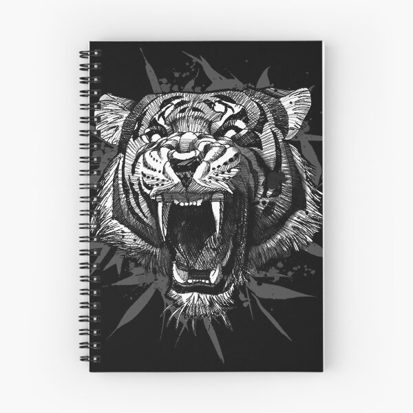 Item preview, Fearless. Tiger with bamboo leaves. designed and sold by Inked T.