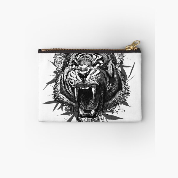 Item preview, Fearless. Tiger with bamboo leaves. designed and sold by Inked T.