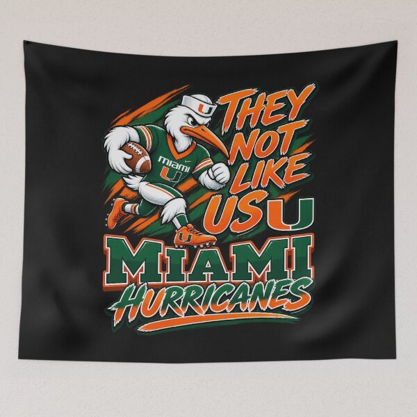 Item preview, Miami Hurricanes designed and sold by FaunaCanvas.