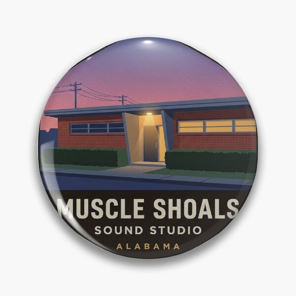 Item preview, Muscle Shoals Sound Studio Alabama Music Sticker designed and sold by DetourDgn.