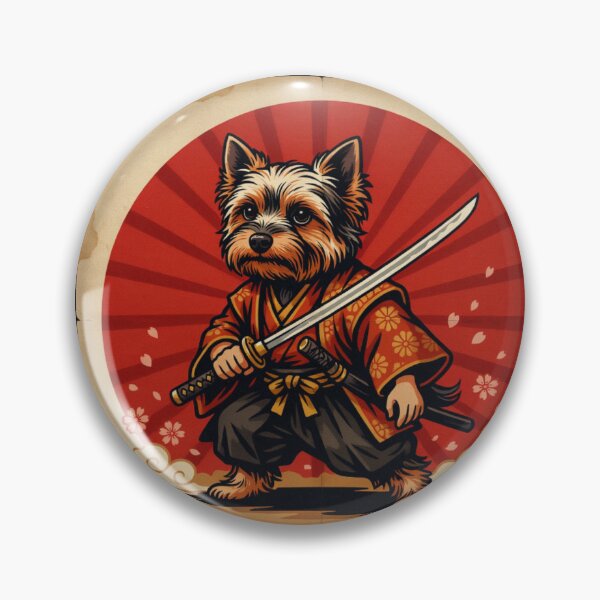 Item preview, Samurai Yorkshire Terrier designed and sold by 123ks.